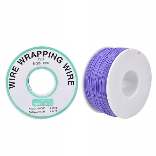 Kynar-tråd AWG 0,24 mm lilla 200 m