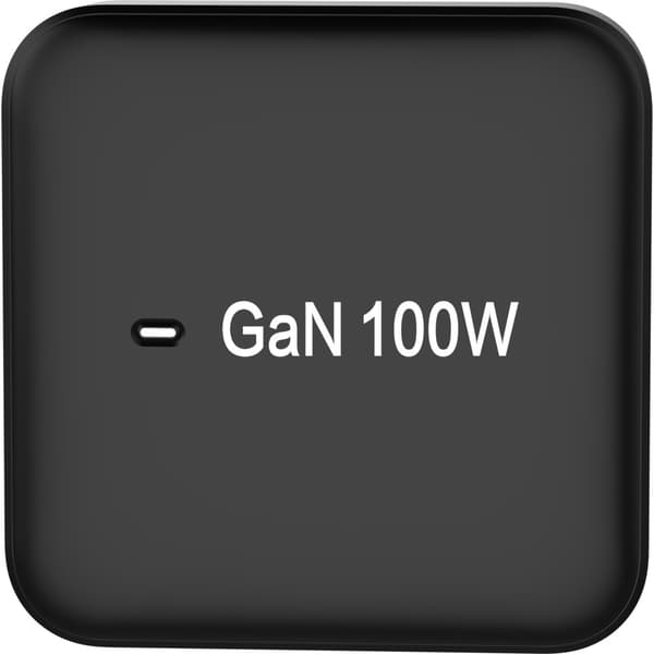 Namron GAN USB A+3 USB C Hurtiglader 100W Sort