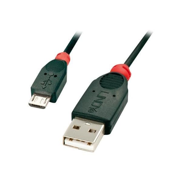 Lindy - 31665 - USB 2.0-kabel typ A/mikro-B, 2m