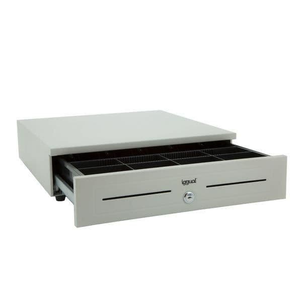 Kassalåda iggual IRON-1W IGG315316 41 cm Vit