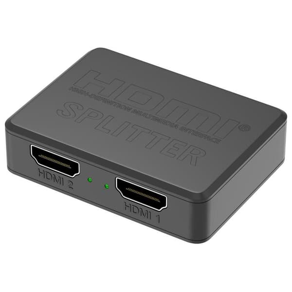 HDMI-splitter - Ej specificerad - 1 ingång 2 utgångar - 4K UHD - 1080P 30Hz - Kompatibel med konsoler och PC
