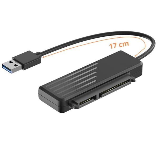 USB 3.0 till SATA-adapter - Ospecificerad - HDD/SSD 2,5" - Plug&Play - Kompatibel med Windows/Mac/Linux