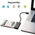 Miniatyrbild 4 av 5: USB 3.0 till SATA-adapter - Ospecificerad - HDD/SSD 2,5" - Plug&amp;Play - Kompatibel med Windows/Mac/Linux