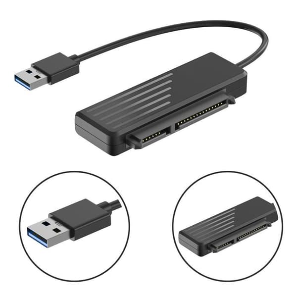 USB 3.0 till SATA-adapter - Ospecificerad - HDD/SSD 2,5" - Plug&Play - Kompatibel med Windows/Mac/Linux