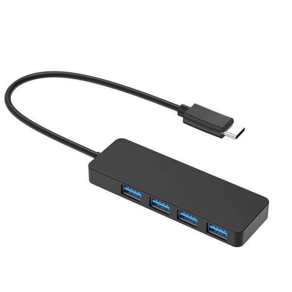 USB-C HUB-adapter - Ospecificerad - 4 portar - USB 3.0 - Kompatibel med PC och extern hårddisk