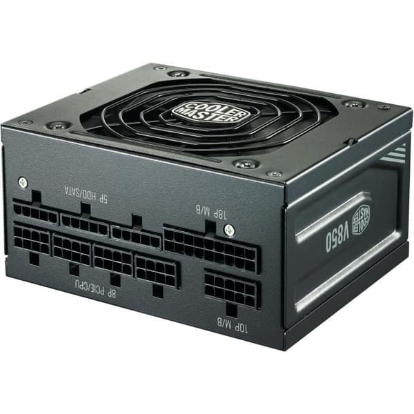 COOLER MASTER V850 SFX Gold - 850W SFX strömförsörjning - 100 % modulär (Certifierad 80 Plus GOLD 10 års garanti)