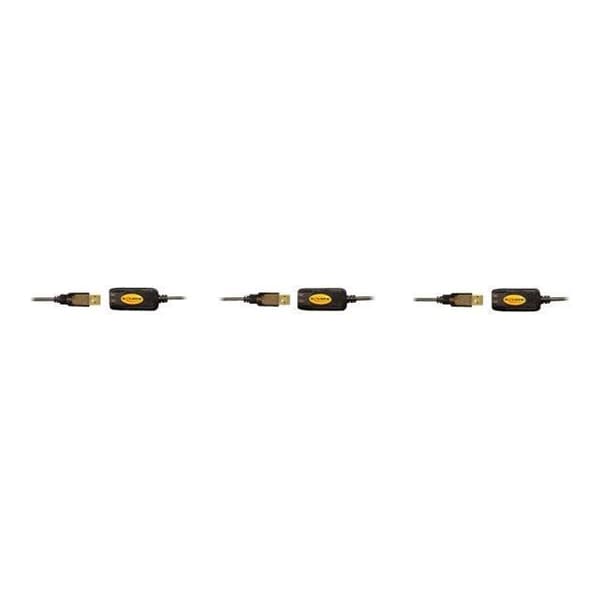 USB-kabelförlängning - DeLOCK - 10m - Svart - Guldpläterad kontakt