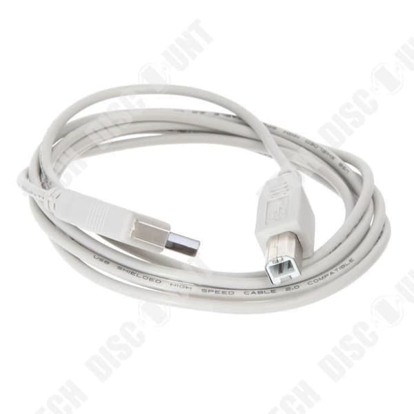 USB 2.0 skrivarkabel - TECH DISCOUNT - 1.8m - A hane/B hane