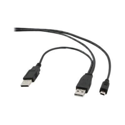 GEMBIRD CCP-USB22-AM5P-3 USB-kabel svart - 90cm - USB 2.0 - Micro-USB A och Mini-USB B-kontakt