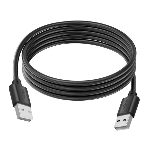 USB-kabel till USB 2.0 Snabb Dataöverföring Längd 1.8m Akyga Svart
