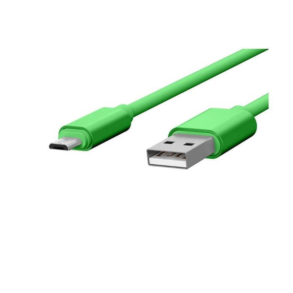 Câble Micro-USB till USB-A 2,4A Laddning och Synkronisering Kollektion POP 1,7m Jaym Grön