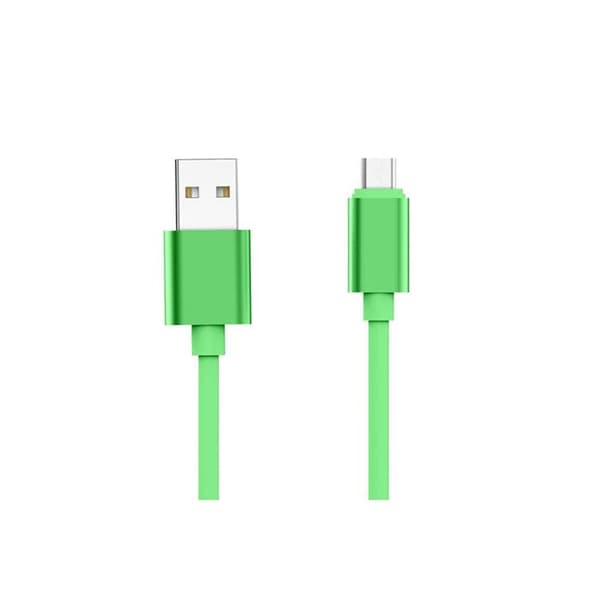 Câble Micro-USB till USB-A 2,4A Laddning och Synkronisering Kollektion POP 1,7m Jaym Grön