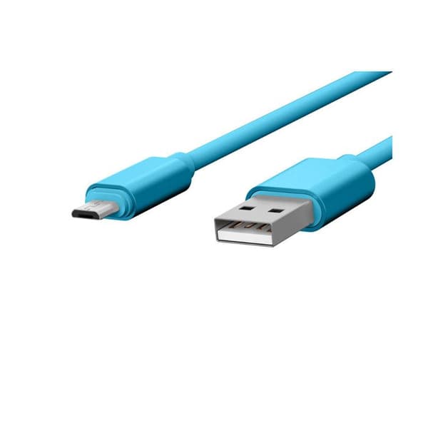 Micro-USB-kabel - Jaym - 1,7m - Laddning 2,4A - Synkronisering - Blå