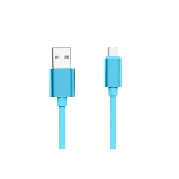 Micro-USB-kabel - Jaym - 1,7m - Laddning 2,4A - Synkronisering - Blå