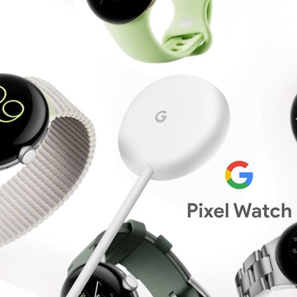 Original USB-C magnetkabel för Google Pixel Watch Vit 1m