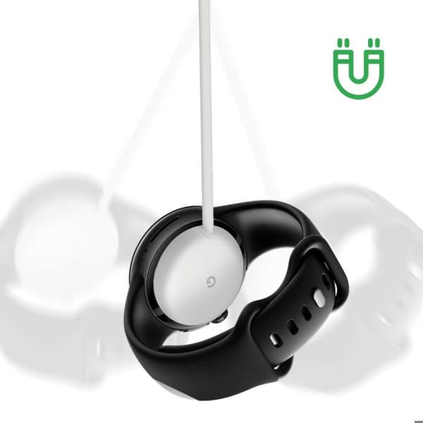 Original USB-C magnetkabel för Google Pixel Watch Vit 1m