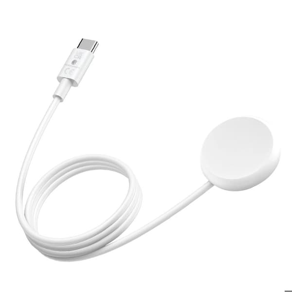 Original USB-C magnetkabel för Google Pixel Watch Vit 1m
