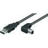 USB 3.0 A/B anslutningskabel Svart 3 m-kabel