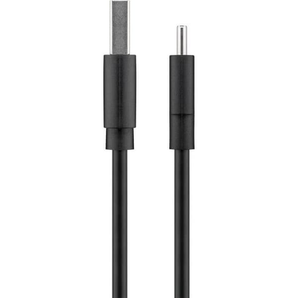 Goobay 38675, 0,1 m, USB A, USB C, 2,0, 480 Mbit-s, svart