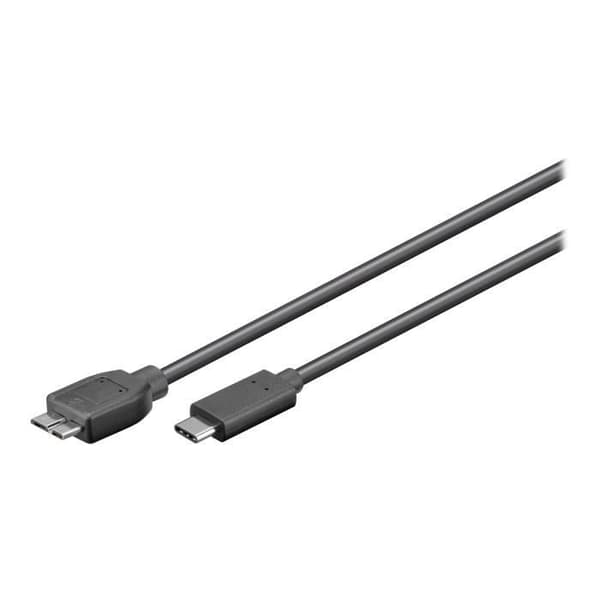 goobay USB Type-C-kabel - Micro-USB Typ B (M) till USB-C (M) - 60 cm - Vändbar C-kontakt