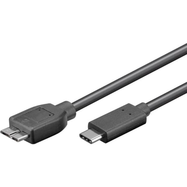 GOOBAY - Goobay ICOC MUSB31-CMB3M10 KABEL USB 3.0 USB han Microb C han svart 1M