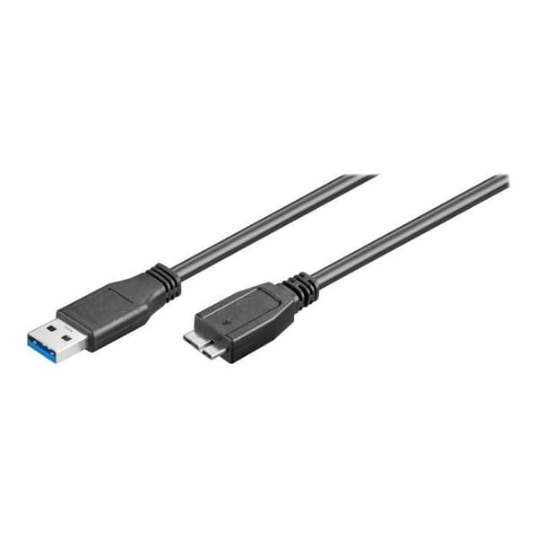 goobay USB Câble USB Type A (M) till Micro-USB Typ B (M) USB 3.0 1.8 m svart