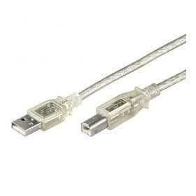 USB A-B manlig-manlig datakabel, 2.0 hög hastighet, 1.8m - För skrivare, scanner eller USB-enhet