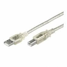 USB A-B manlig-manlig datakabel, 2.0 hög hastighet, 1.8m - För skrivare, scanner eller USB-enhet