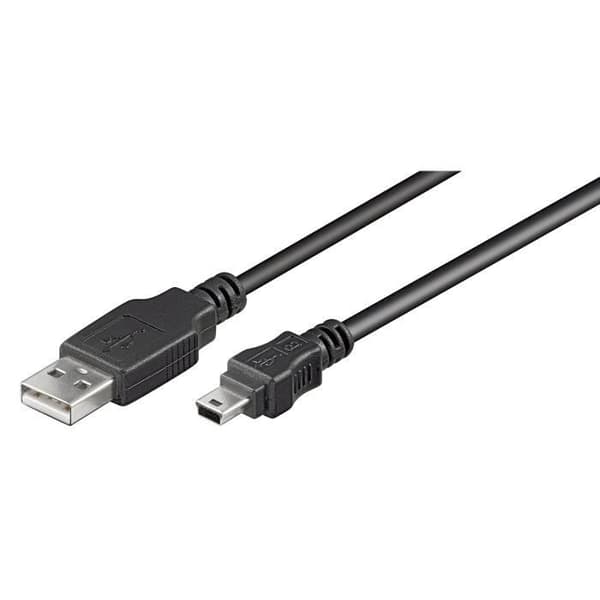 USB-KABEL USB2.0 TYP A -> TYP B MINI 5POL ST/ST 0, GOOBAY