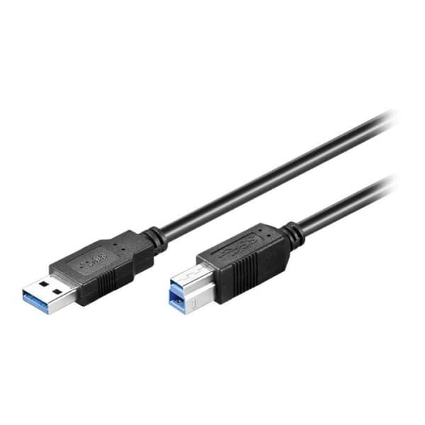 Goobay USB-kabel - USB Typ B (H) till USB Typ A (H) - USB 3.0 - 5 m - svart