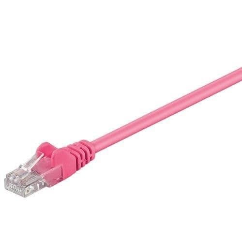 Ethernetkabel Rosa - Wentronic 95273-GB - 20m - UTP - PVC - RJ-45 - hane