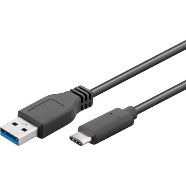 GOOBAY - Goobay ICOC MUSB31-CMAM015 USB 3.0 KABEL USB A HANE SVART HANE C 0,15M