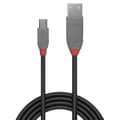 Miniatyrbild 2 av 2: USB 2.0 typ A till Mini-B-kabel - LINDY - Anthra Line - 0,5 m - Dubbelskärmade, guldpläterade kontakter