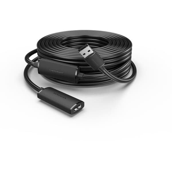 Vention USB 2.0 typ A hane till typ A hona aktiv förlängningskabel 30M svart