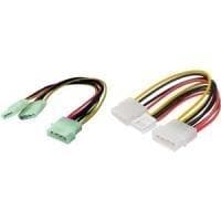 shiverpeaks Molex 4-benet/Mini Spox 4-benet - Han/hun - Molex (4-benet) - Mini Spox (4-benet) - Lige - Lige - Flerfarvet (BS78234)