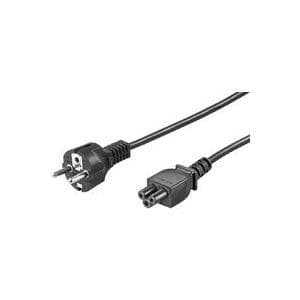 MicroConnect - Strømledning - IEC 60320 C5 til CEE 7/7 (M) - 1,8 m - Sort