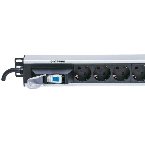 Schuko 27" 12 Way multistikdåse Intellinet 711449 (1,6 m)