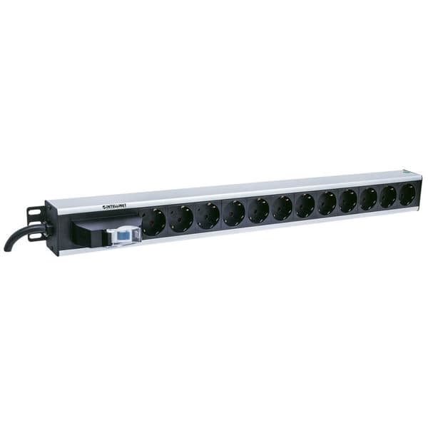 Schuko 27" 12 Way multistikdåse Intellinet 711449 (1,6 m)