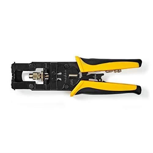 USB 2.0-kabel - Nedis - Typ-c hane - 180° spelkontakt - 1,0 m - Rund - Flätad - Svart
