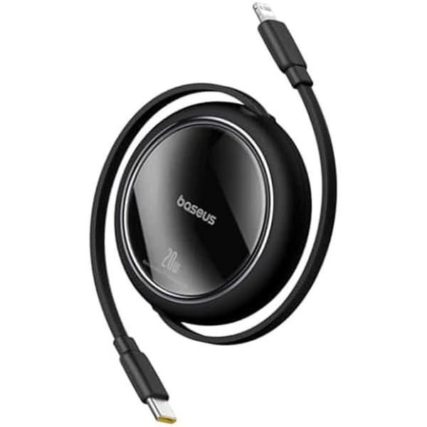 Laddningskabel - BASEUS - USB C till Lightning - 20 W - Fällbar - Kompatibel med iPhone 14/13/12
