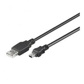 Usb A till mini-B 5pin dataadapterkabel, 1,5m