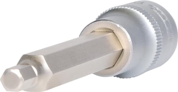 KS TOOLS 1/2" bit fatning, sekskant fatning, lang, 6 mm (911.1326)