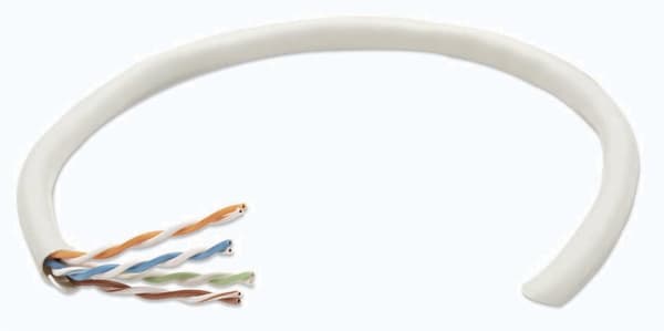 Intellinet Netværks Bulk Cat5e Kabel, 24 AWG, Massiv Tråd, 305m, Grå, Kobber, U/UTP, Kasse