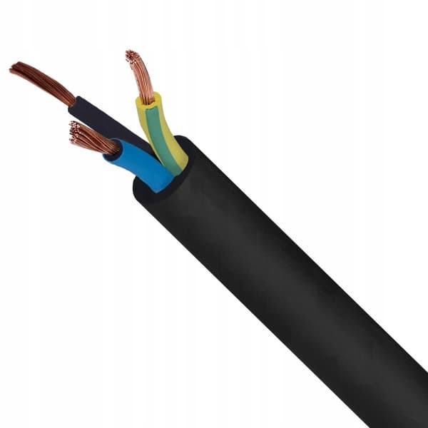 RUNDT KABEL 3x1,5 500V 1m