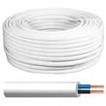 Miniatyrbillede 2 af 2: RUNDKABEL OMY hvid 2x1,5 750V 1m