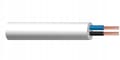 Miniatyrbillede 1 af 2: RUNDKABEL OMY hvid 2x1,5 750V 1m