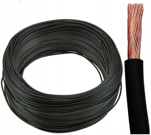 INSTALLATIONSKABEL LGY 2,5 mm2 SORT 1 m