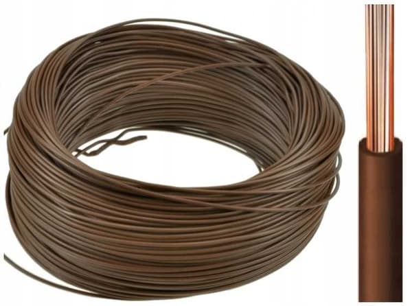 INSTALLATIONSKABEL LGY 2,5 mm2 BRUN 1 m