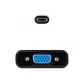 Miniatyrbild 3 av 3: Nanocable USB-C/M till VGA/H Adaptor Svart 10cm
