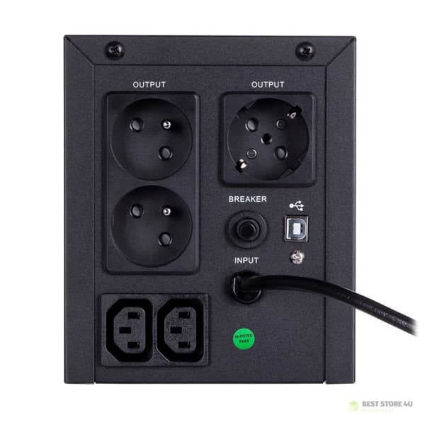 MicroUPS 2000VA/1200W 2*9Ah nødstrømforsyning